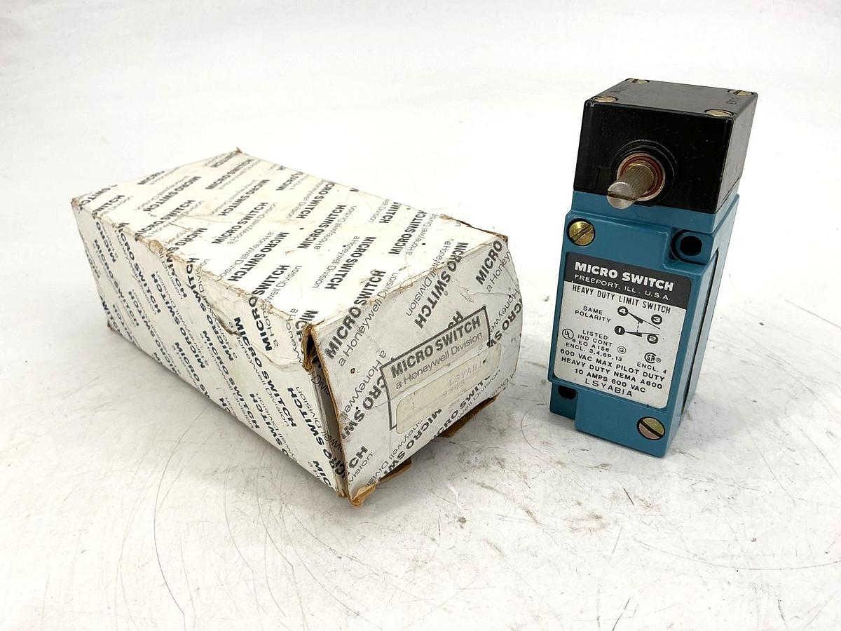New Honeywell Micro Switch LSYAB1A Heavy Duty Limit Switch 10A 600VAC
