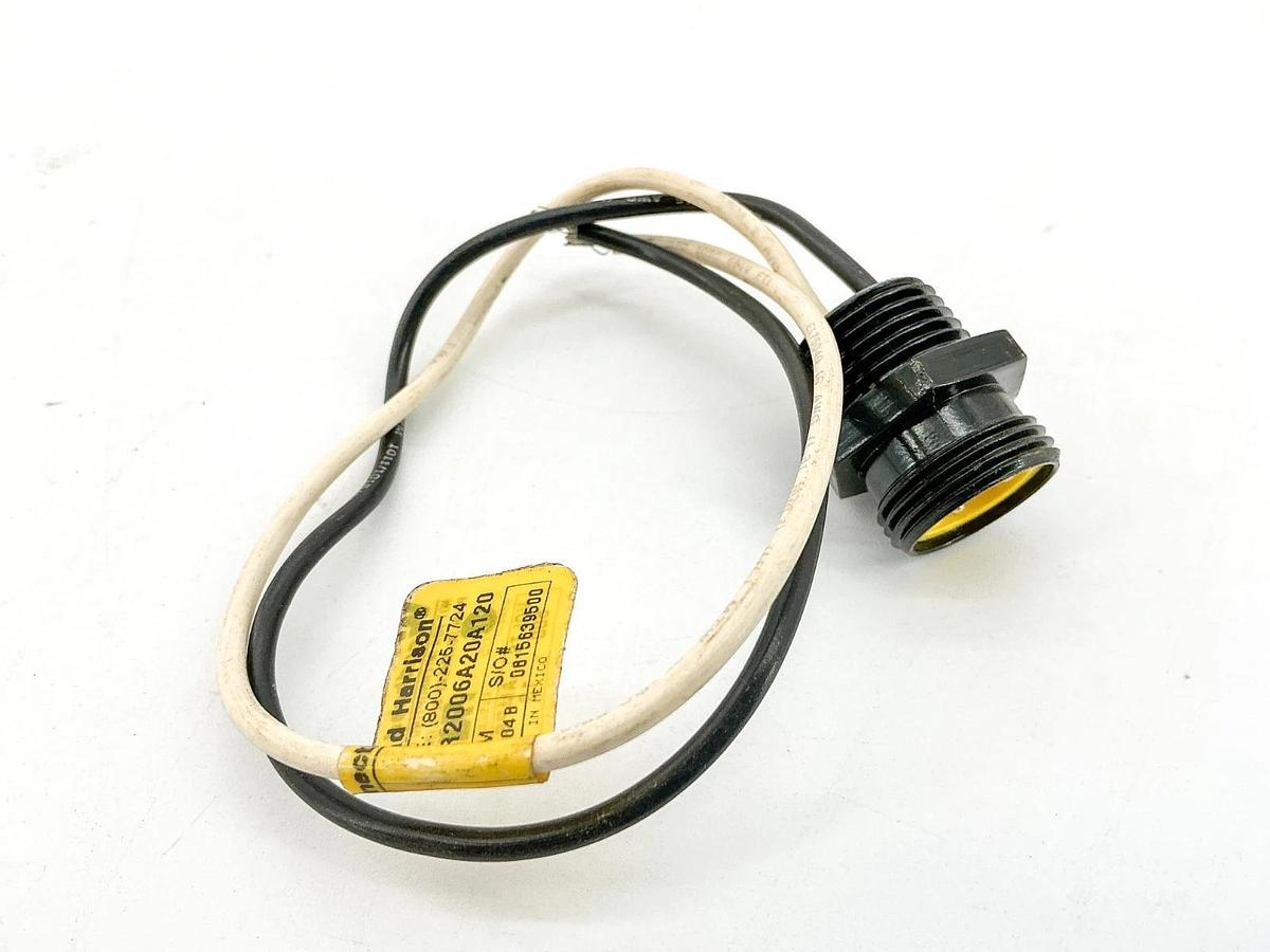 New Brad Harrison 1R2006A20A120 Mini Cordset Male 2P 600V 1300130076 - No Box
