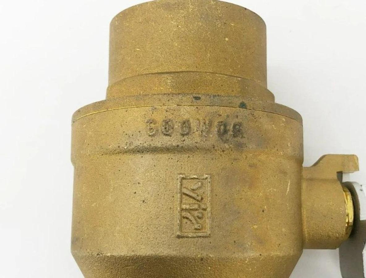 New RWV 5595AB 2" Brass Ball Valve 600WOG 150 WSP