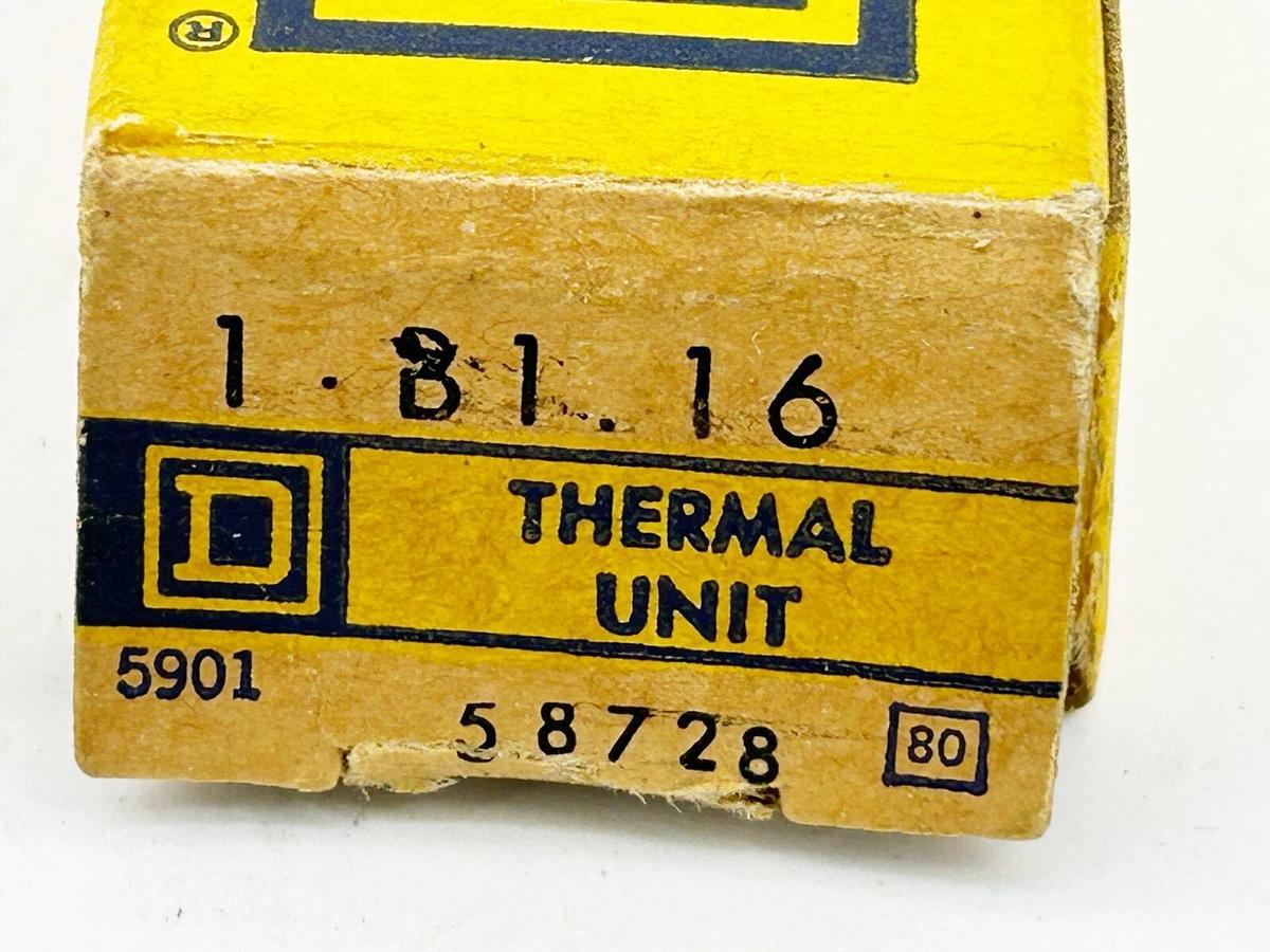 New Lot of 3 Square D B1.16 Heater Element Overload Relay