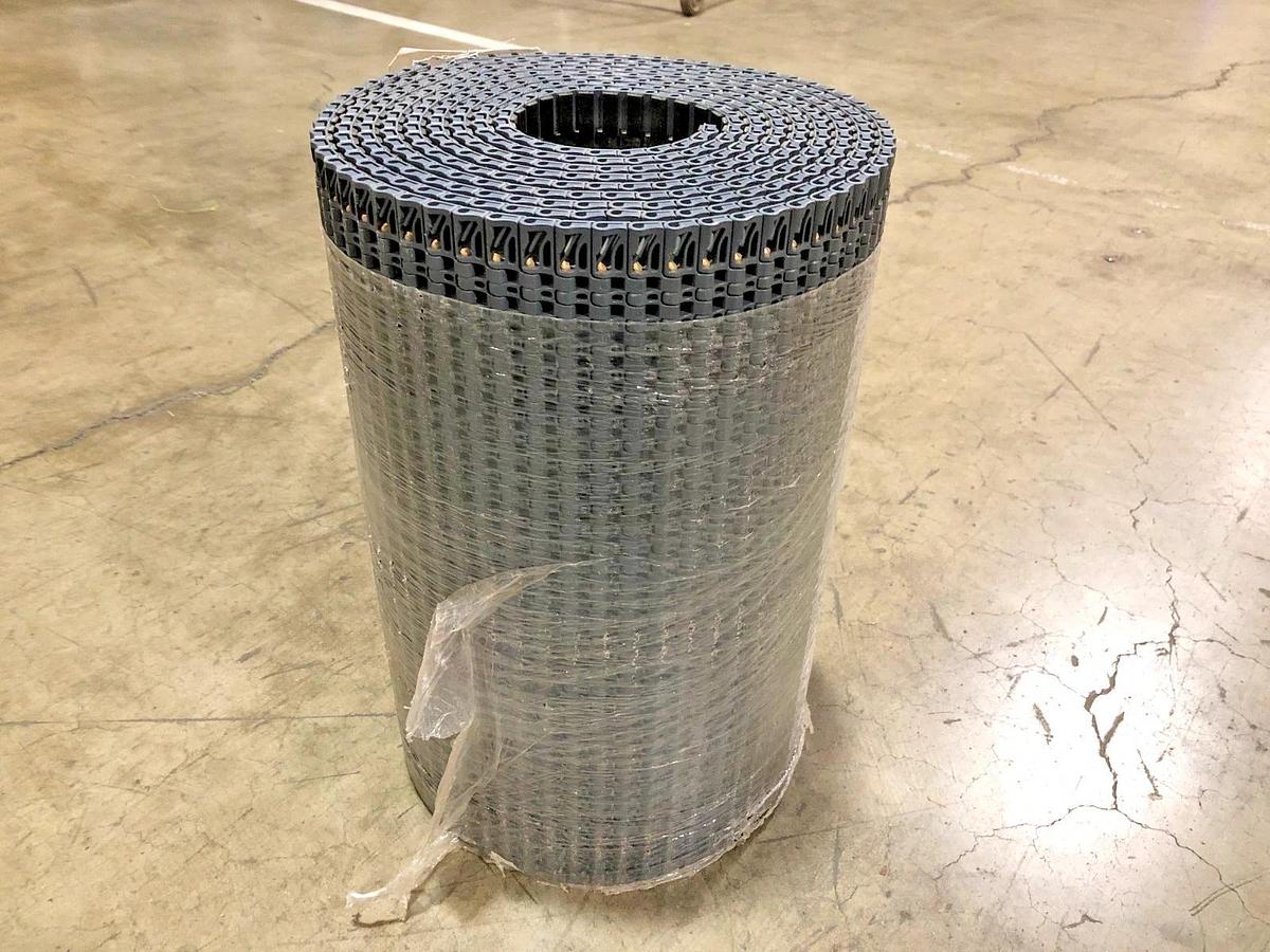 New Intralox 2034 Series 1000 Flat Friction Top Acetal Gray 18.39FT x 18" No Box