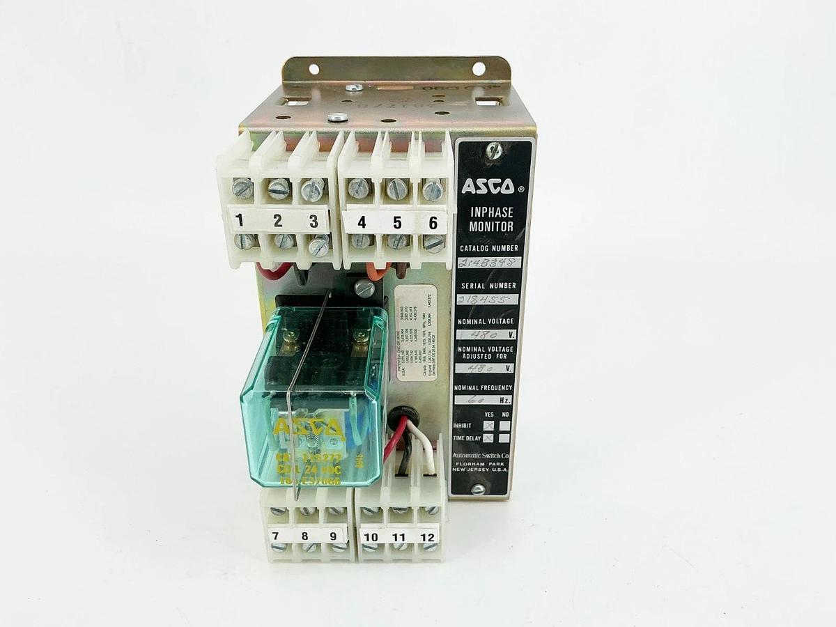 New Asco 2148348 Inphase Monitor Transfer Switch 480V 60Hz - No Box