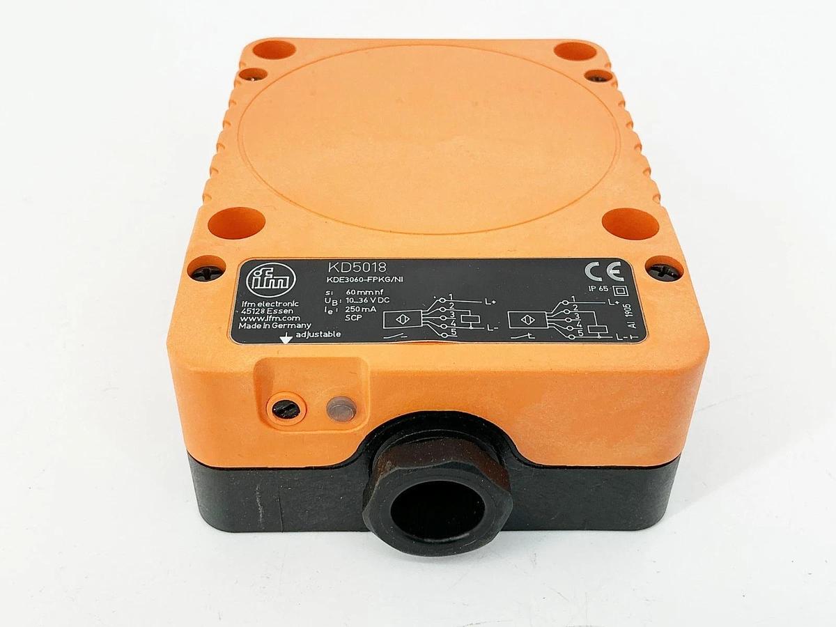 New IFM KD5018 Proximity Level Switch 10-36VDC 250mA KDE360-FPKG/NI