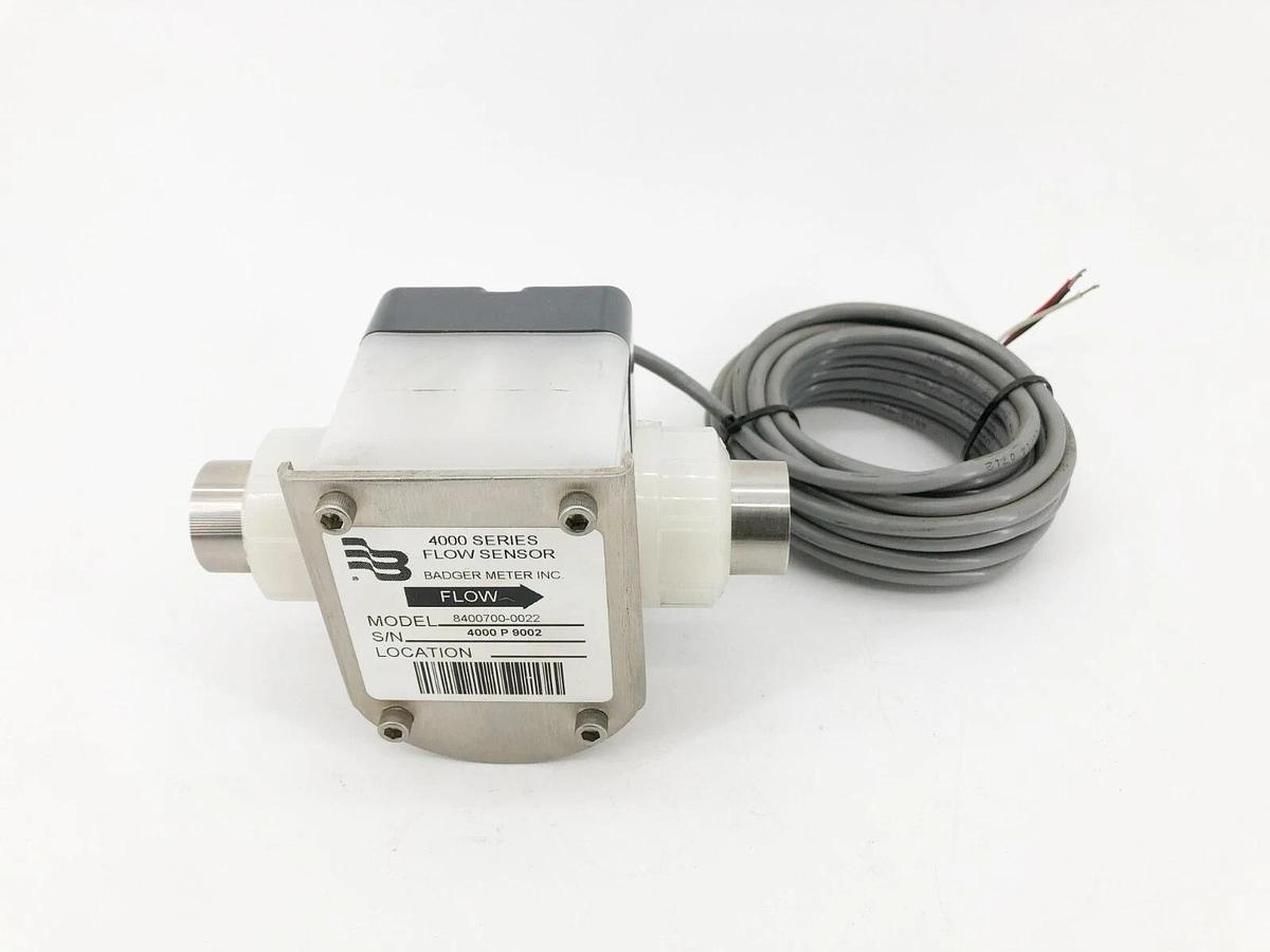 New Badger Meter Inc. 8400700-0022 Flow Sensor 4000 Series