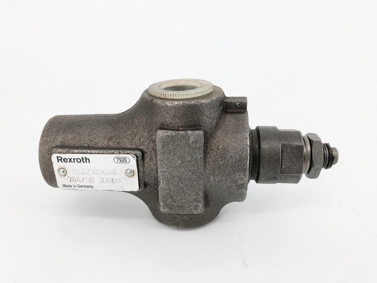 New Rexroth 0532002028 Pressure Relief Valve 50-300 Bar - No Box