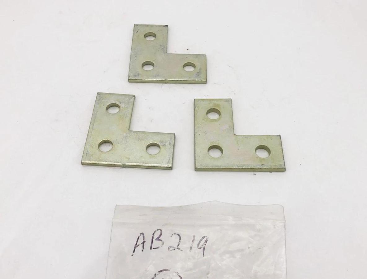Lot of 3 New Thomas & Betts Superstrut AB219 Flat Angle L Brackets - No Box