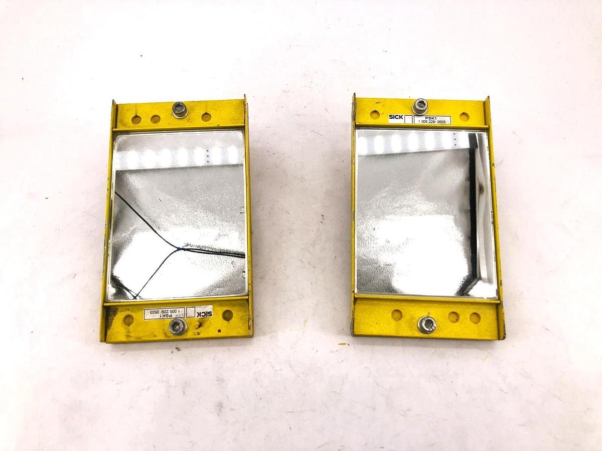 Used Lot of 2 Sick PSK1 Deflective Photoeye Corner Mirrors