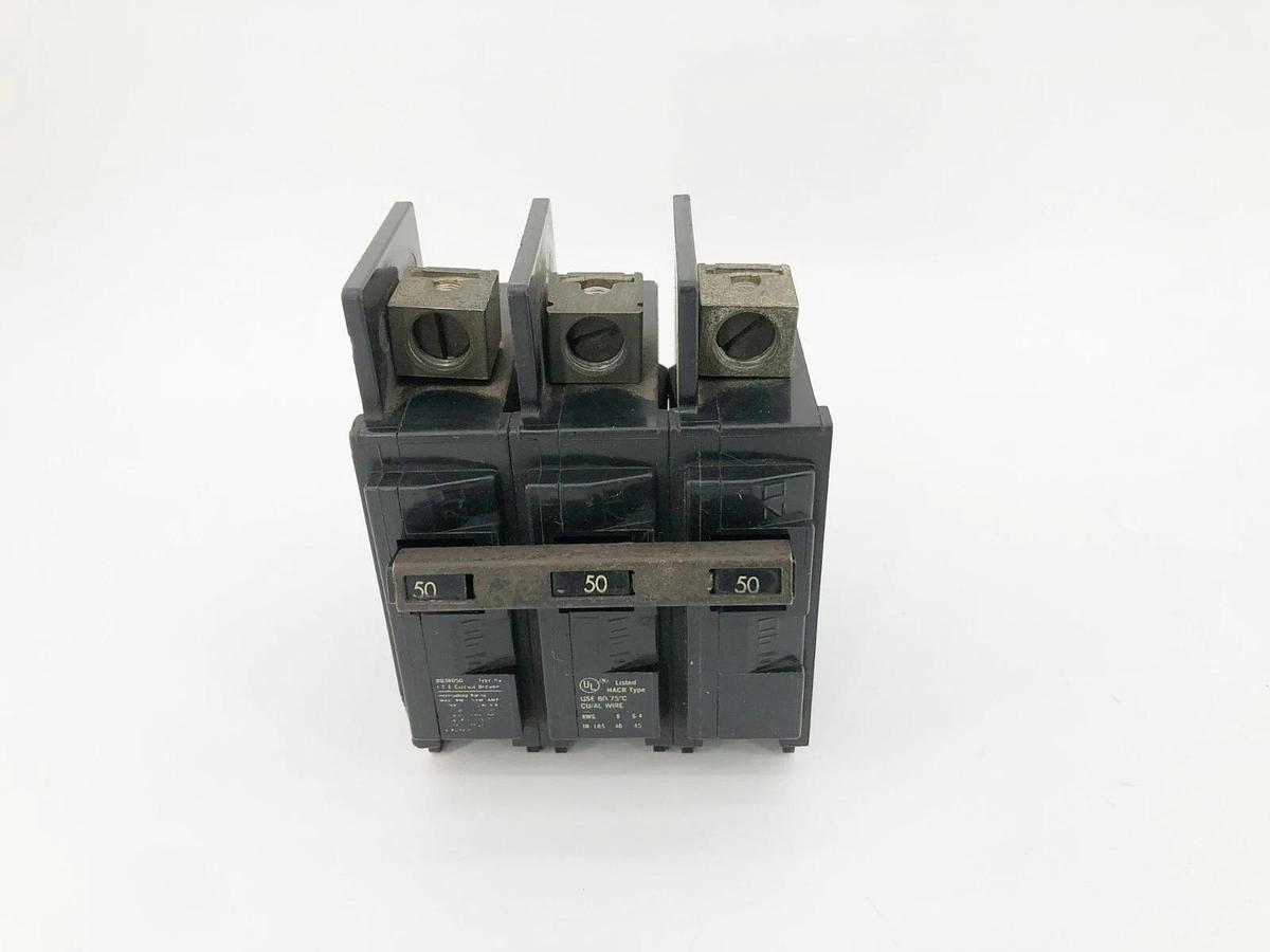 New ITE BQ38050 Circuit Breaker 50A 3 Pole 240V