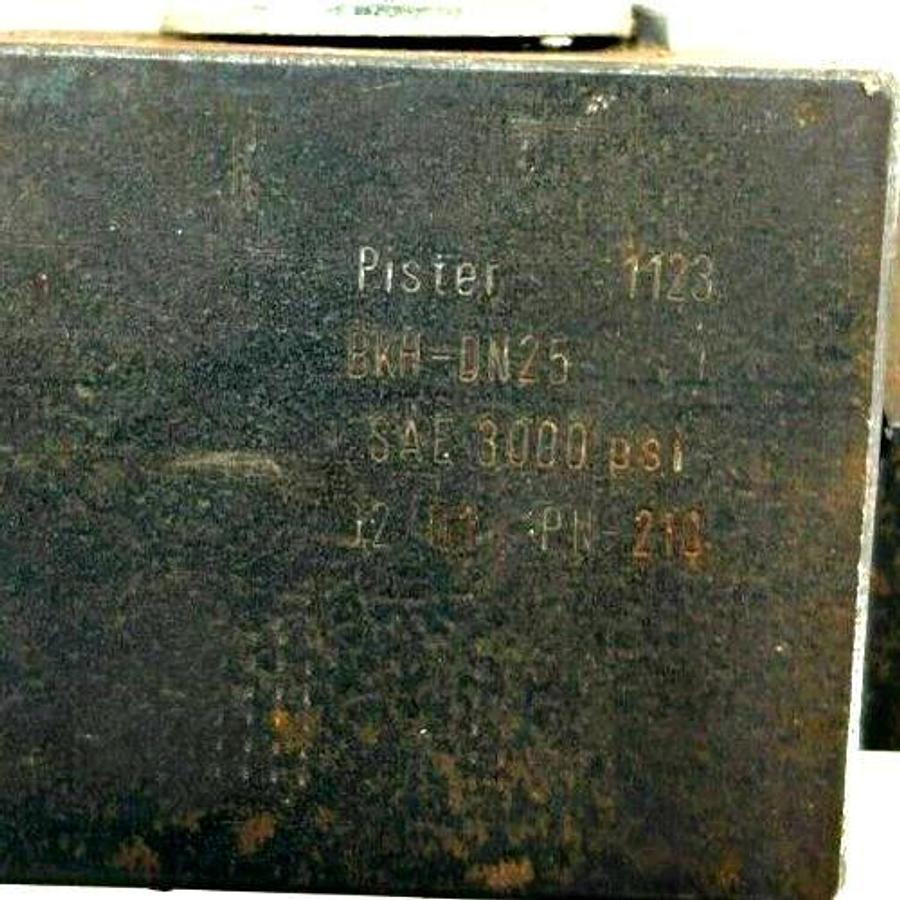 Used Pister BKH-DN25 Hydraulic Ball Valve