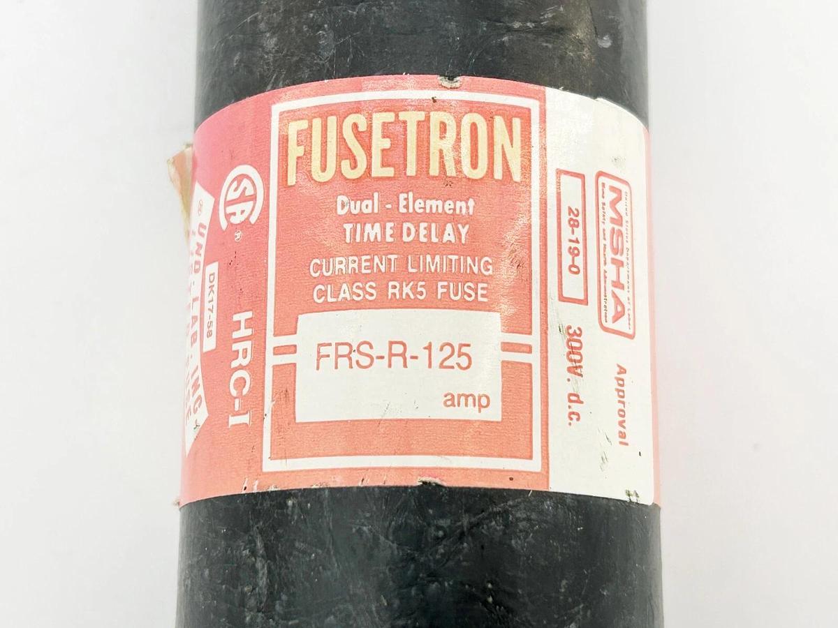 New Bussmann FRS-R-125 Fuse Dual Element Time Delay Class RKS 125A 300V