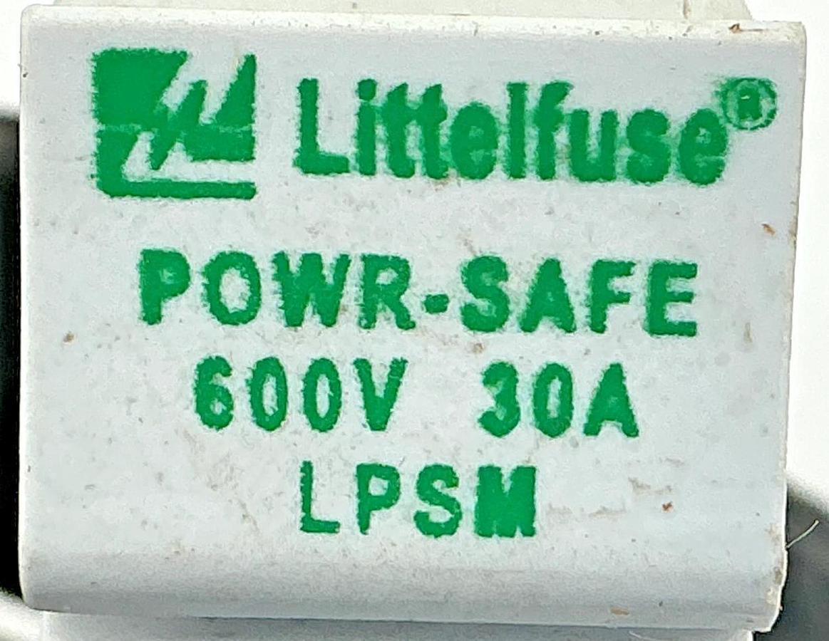 Used Lot of 3 Littelfuse LPSM30A Ser LPSM Fuse Holder POWR-SAFE 30A 600V
