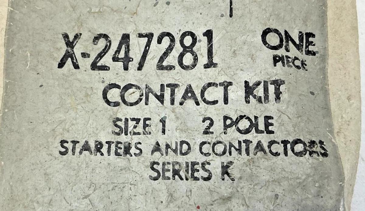 New Allen Bradley X-247281 Ser K Contact Kit Size 1 2P Starters & Contactors