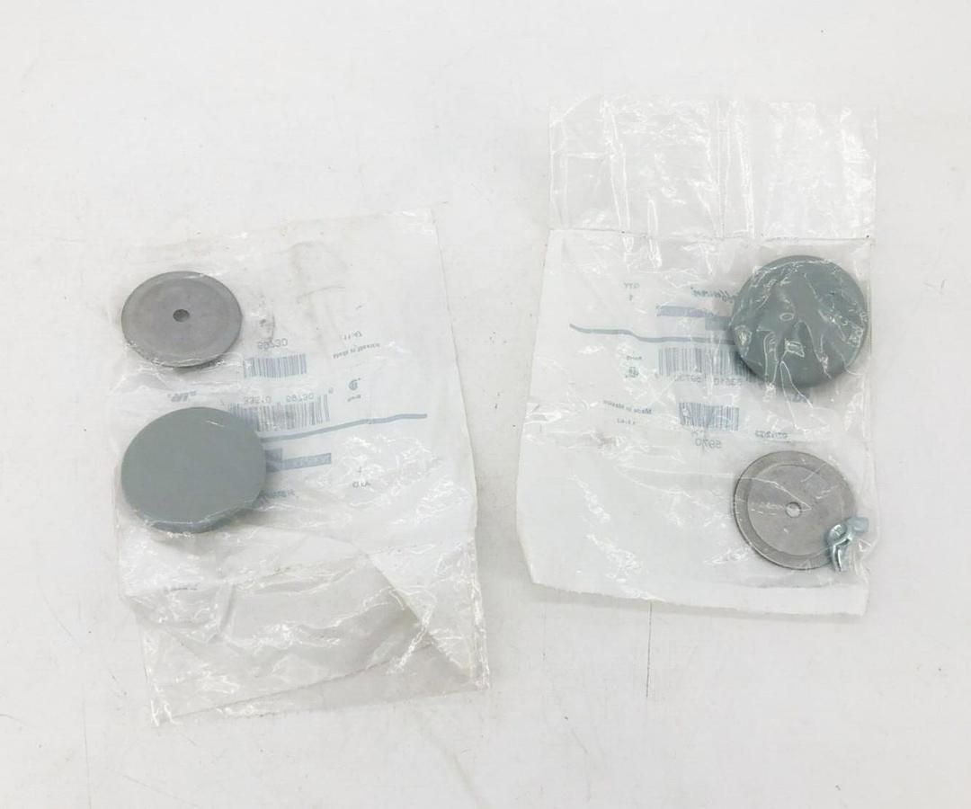 Lot of 2 New Hoffman AS100 Hole Seals 1" Conduit Steel 59730 Type 4 3R 12 13