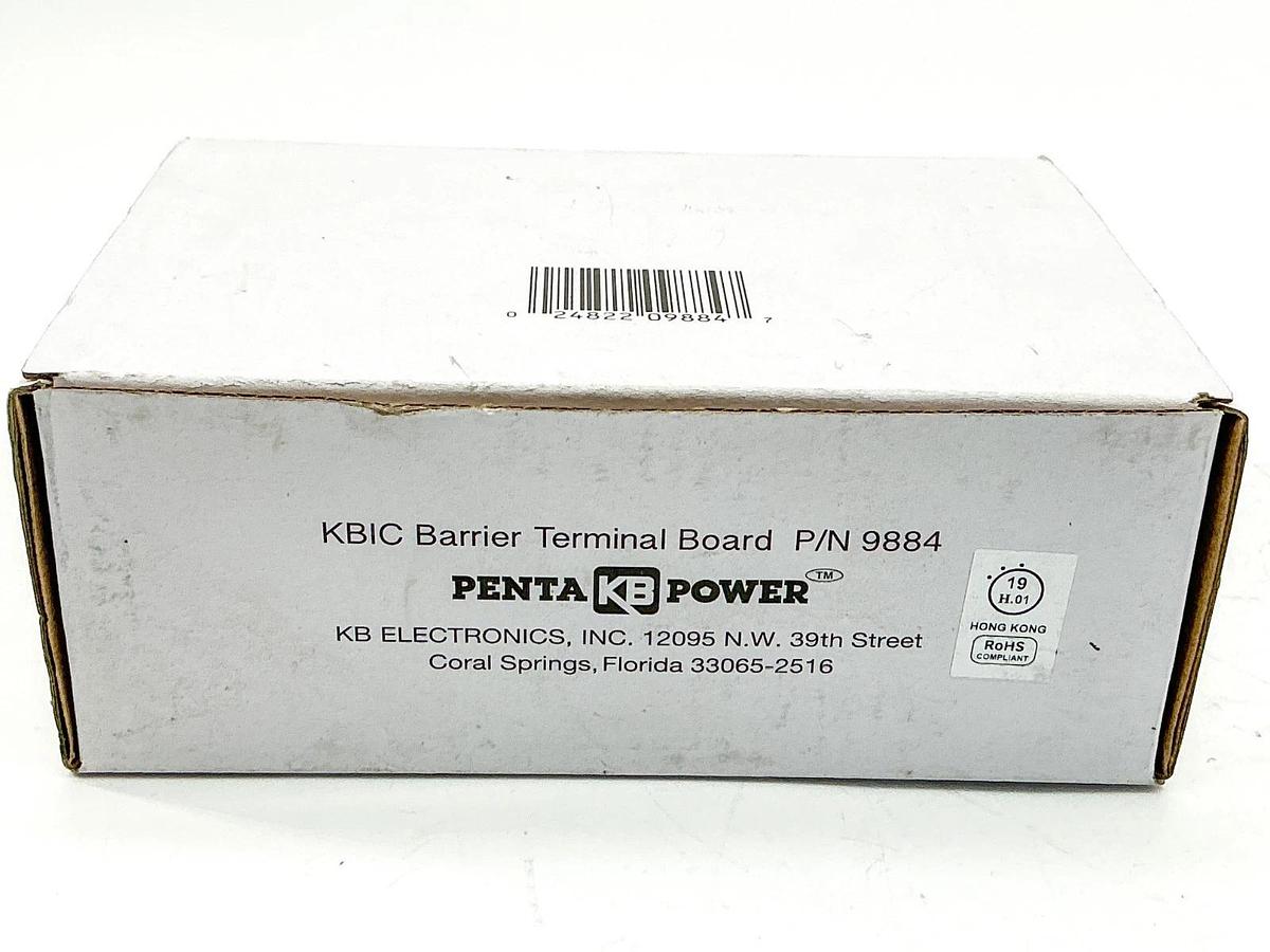 New KB Electronics 9884 KBIC Barrier Terminal Board