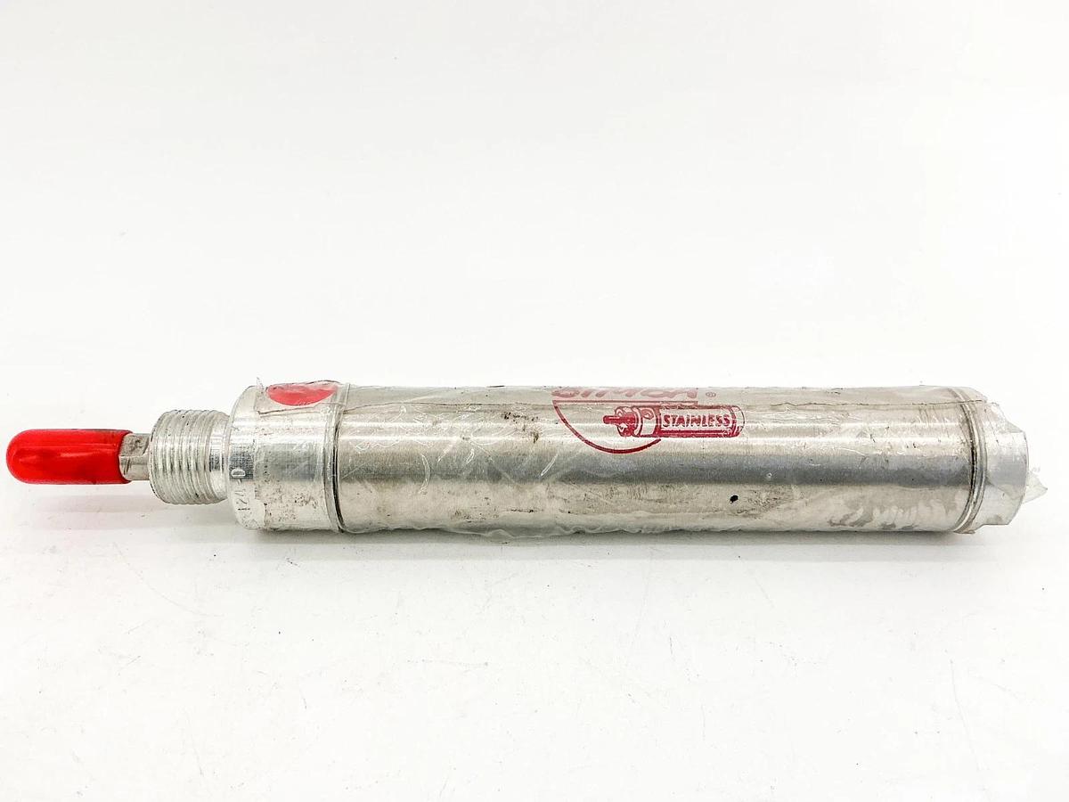 New Bimba MRS-124-D Pneumatic Cylinder 1-1/4" Bore 4" Stroke Stainless Steel