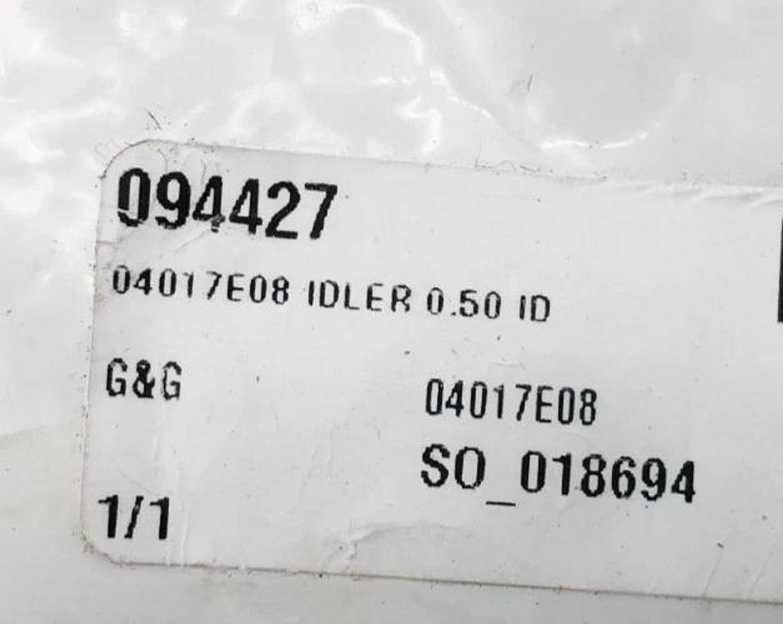 New G&G 04017E08 Idler Sprocket 40 or 41 Chain 17 Teeth 1/2" Bore