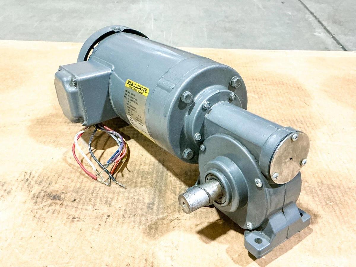 New Baldor GM3306 Gear Motor .4HP 43.5RPM 40:1 460V Spec 33E282-0673K3 - No Box