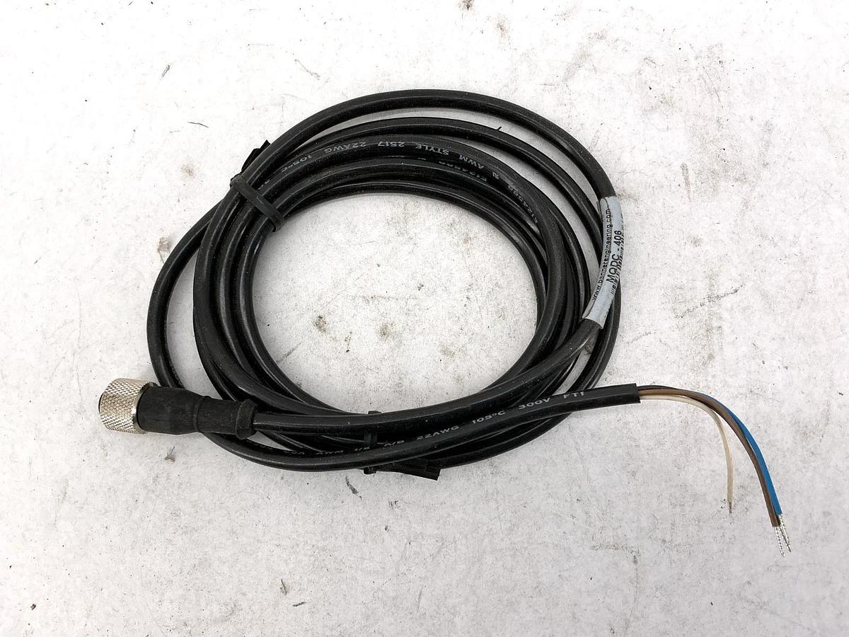 Lot of 2 New Banner Engineering MQDC-406 Cable Cordset 4-Wire Female 45136