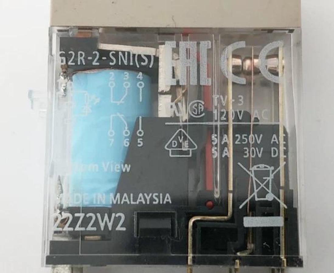 Lot of 3 New Omron G2R-2-SNI(S) Relays 24VDC 5A 8-Pin - No Box