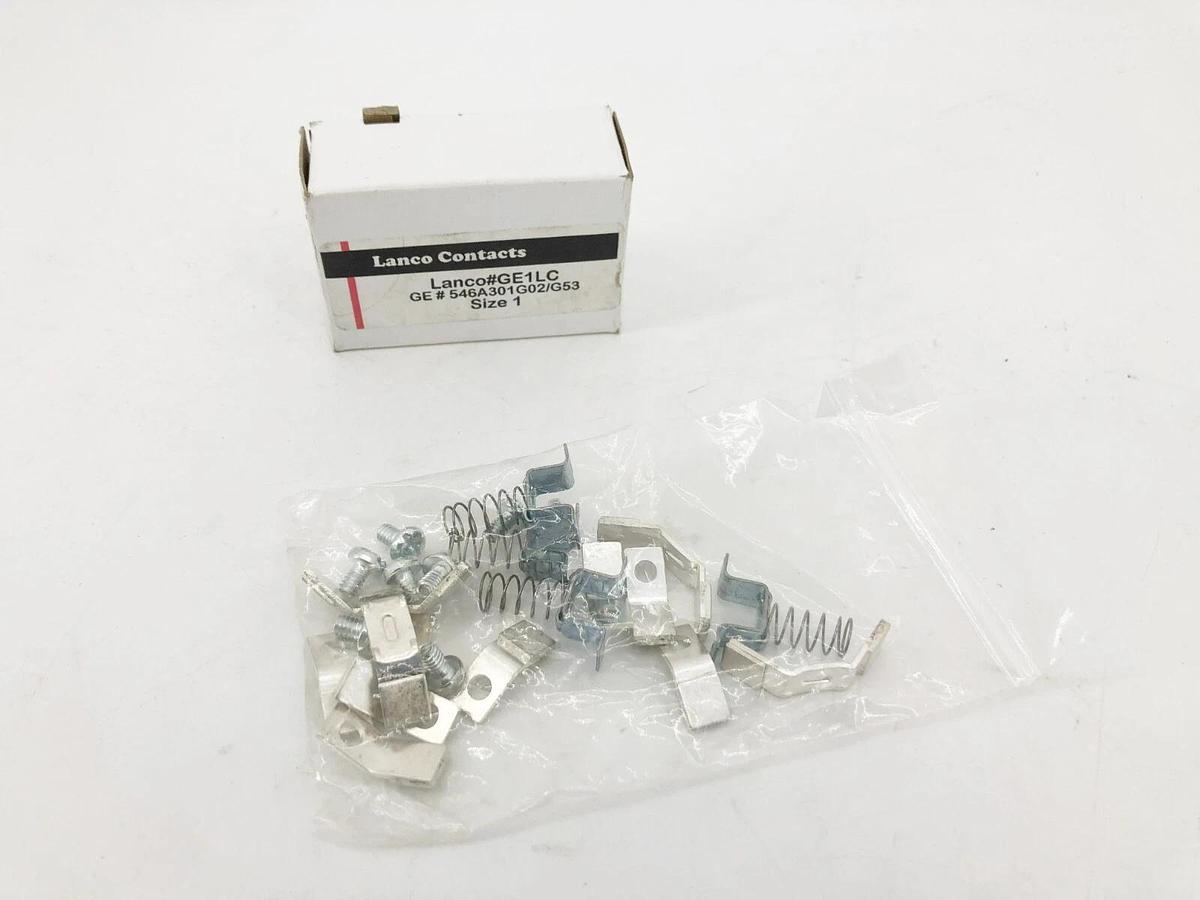 New Lanco GE1LC Contact Kit Size 1 Replaces GE 546A301G02/G53