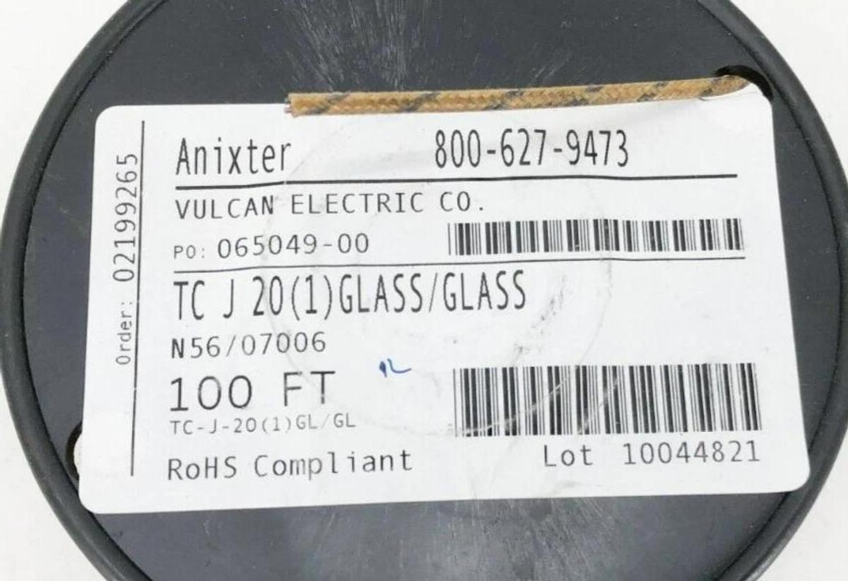 New Vulcan N56/07006 Solid Wire Type J TC-J-20(1)GL/GL Approx. 75FT.