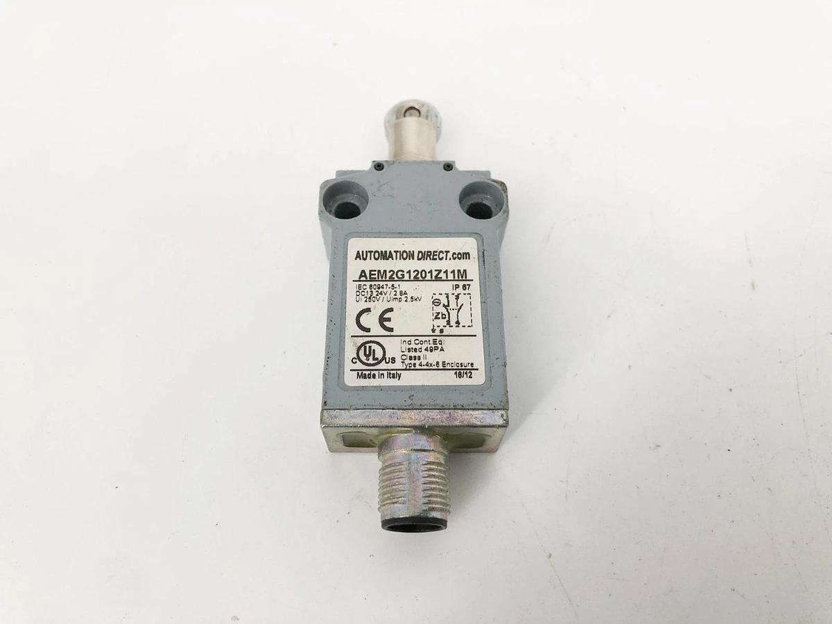 Used Automation Direct AEM2G1201Z11M Limit Switch 24V 2.8A