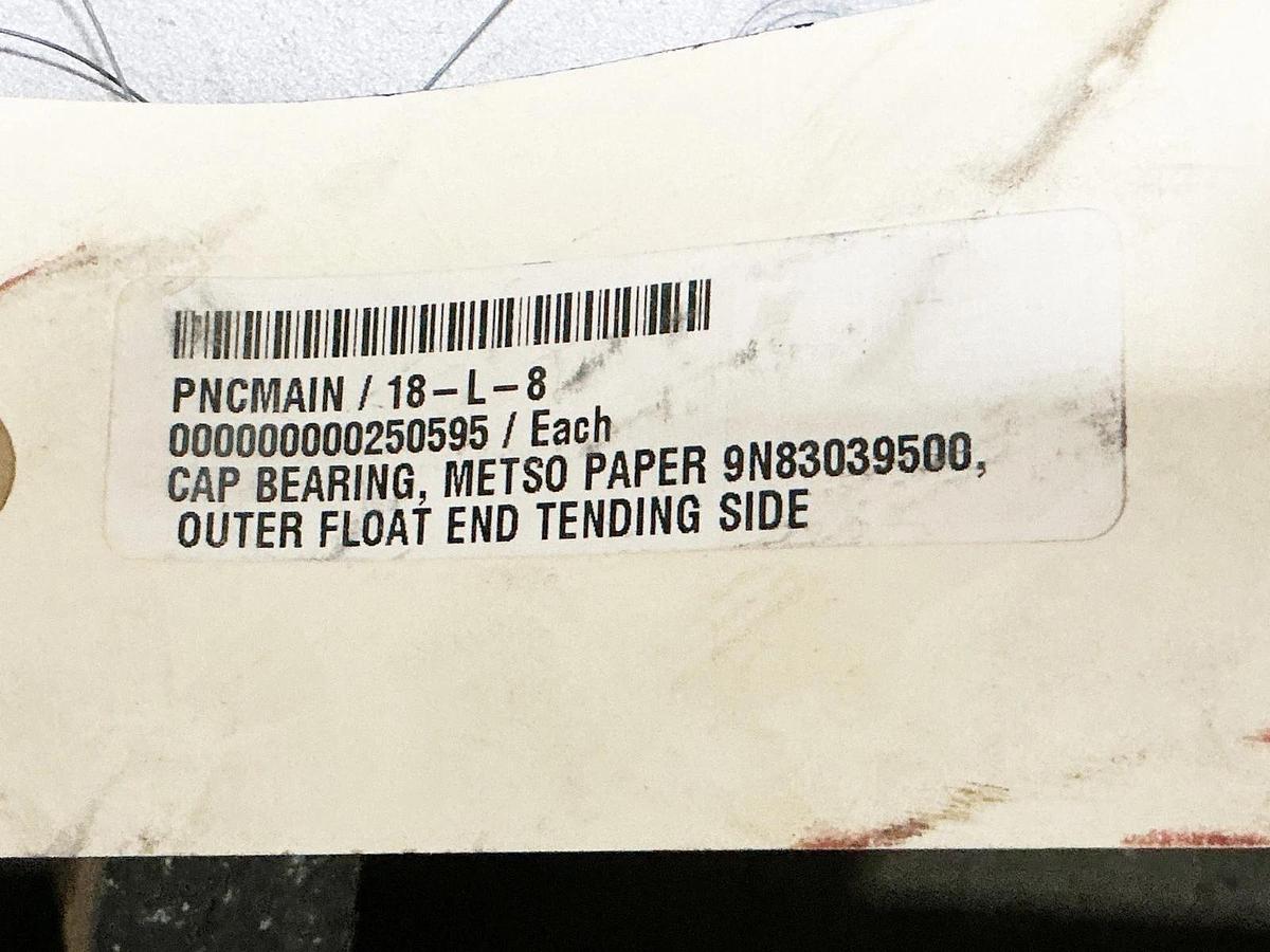 New Metso Paper 9N83039500 Outer Float End Bearing Cap Tending Side - No Box