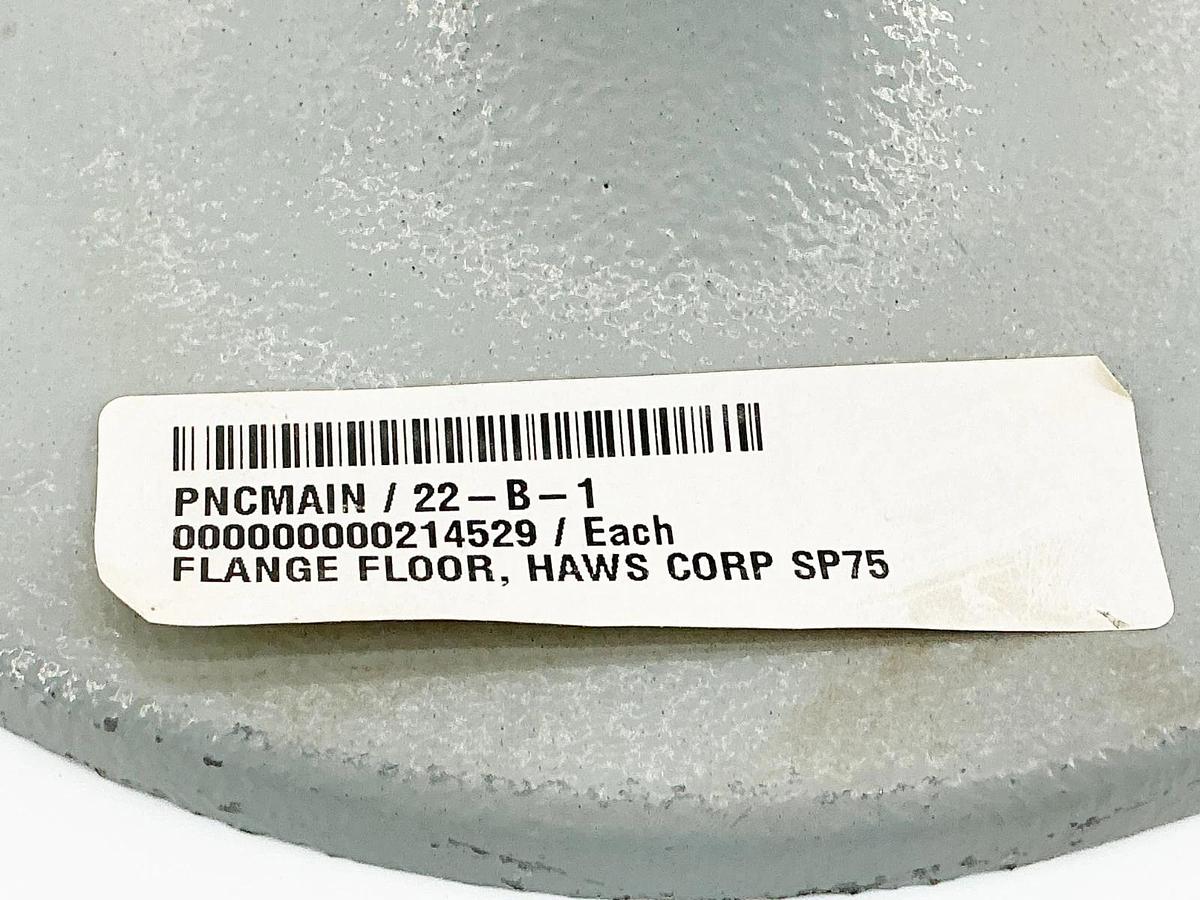 New Haws SP75 Floor Flange Powder Coated Gray Cast Iron 9 - Missing Part