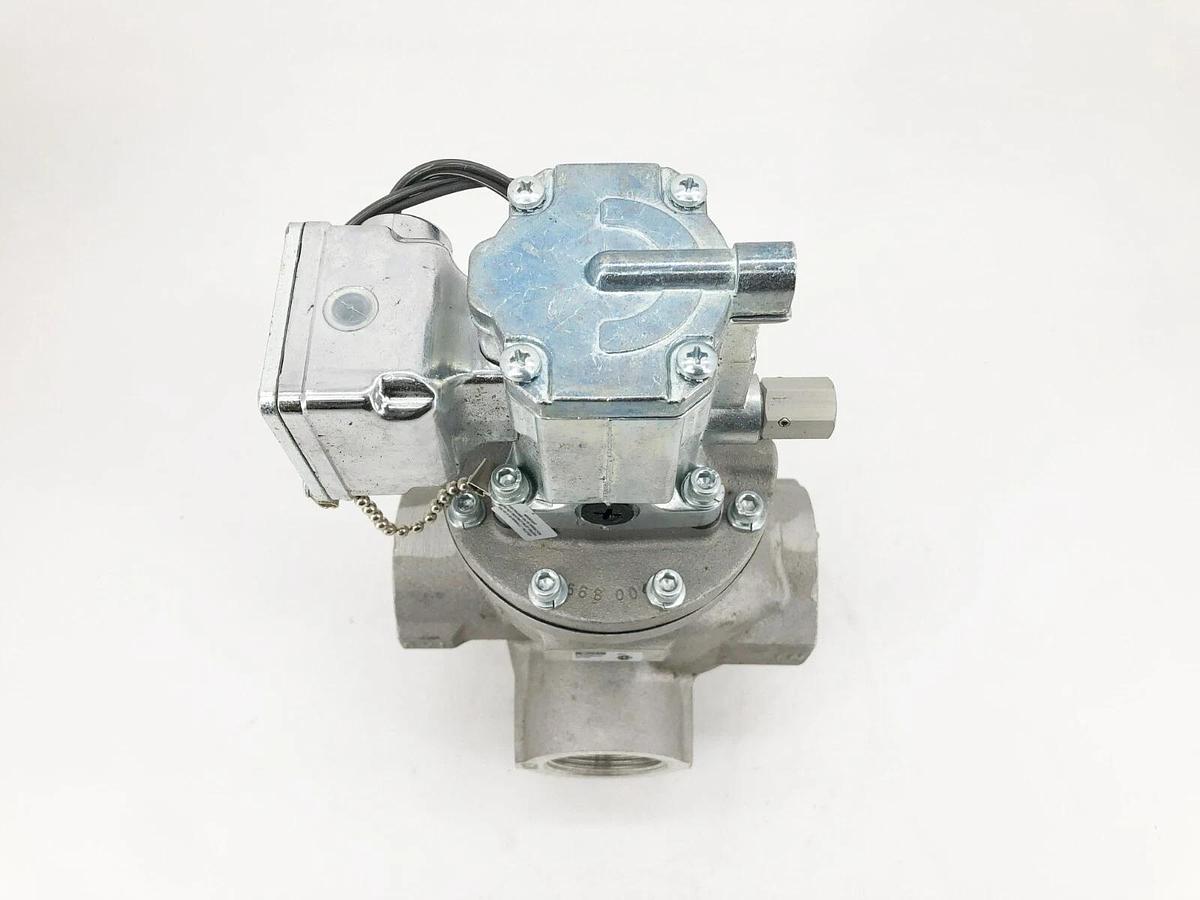 New Parker N3658504753 Solenoid Valve 3-Way NC 1-1/4" Body 1-1/2" Exhaust 125psi