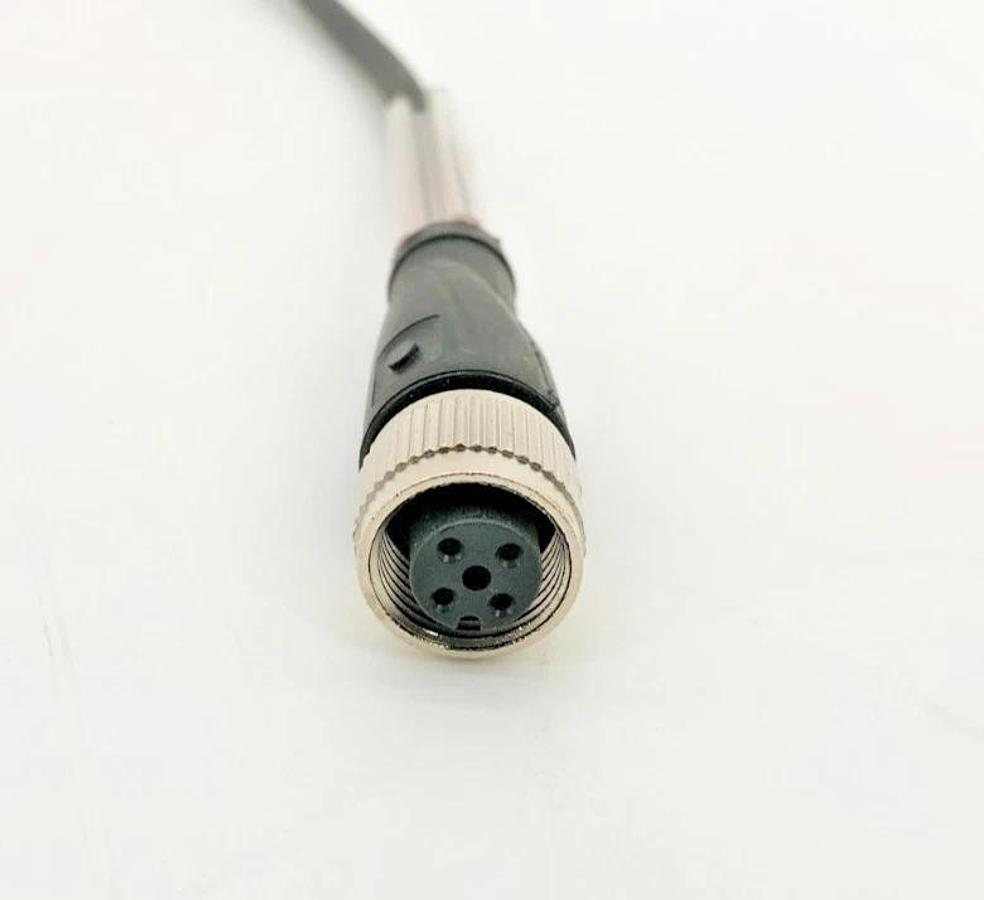 New Pepperl+Fuchs V1-G-BK15M-PUR-U-V1-G Cordset Female M12 4 Pin 250 VAC/VDC 15m