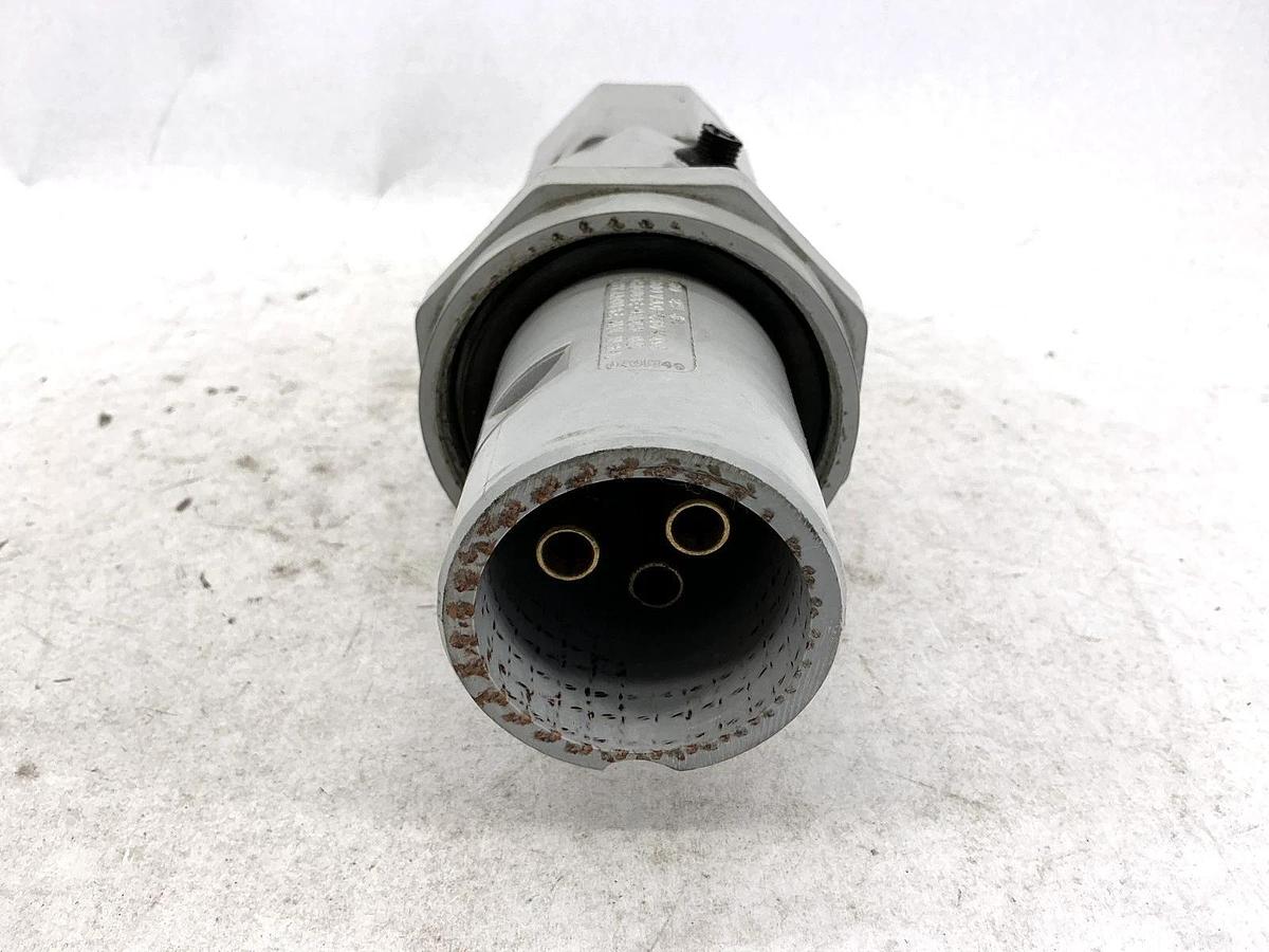 Used Crouse Hinds NR632 & NPJ6384 Pin & Sleeve Plug 2W 3P 60A 250VDC 600VAC
