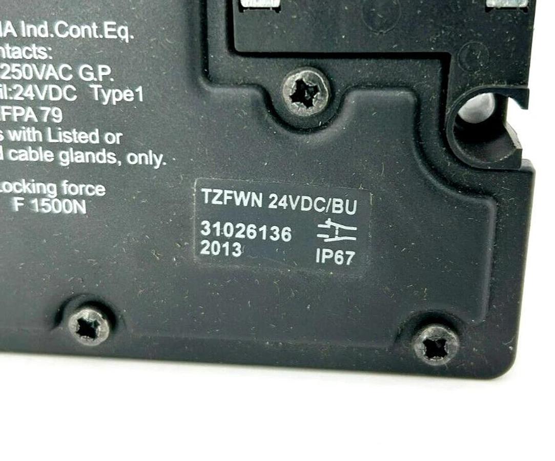 New Schmersal TZFWN24VDC/BU Safety Switch, 250VAC, 8A, 101028610