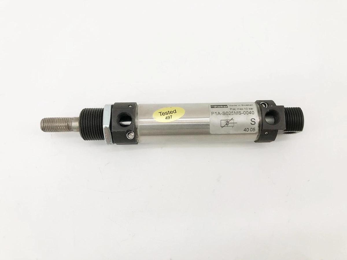 New Parker P1A-S025MS-0040 Mini ISO Cylinder 25mm Bore 40mm Stroke - No Box