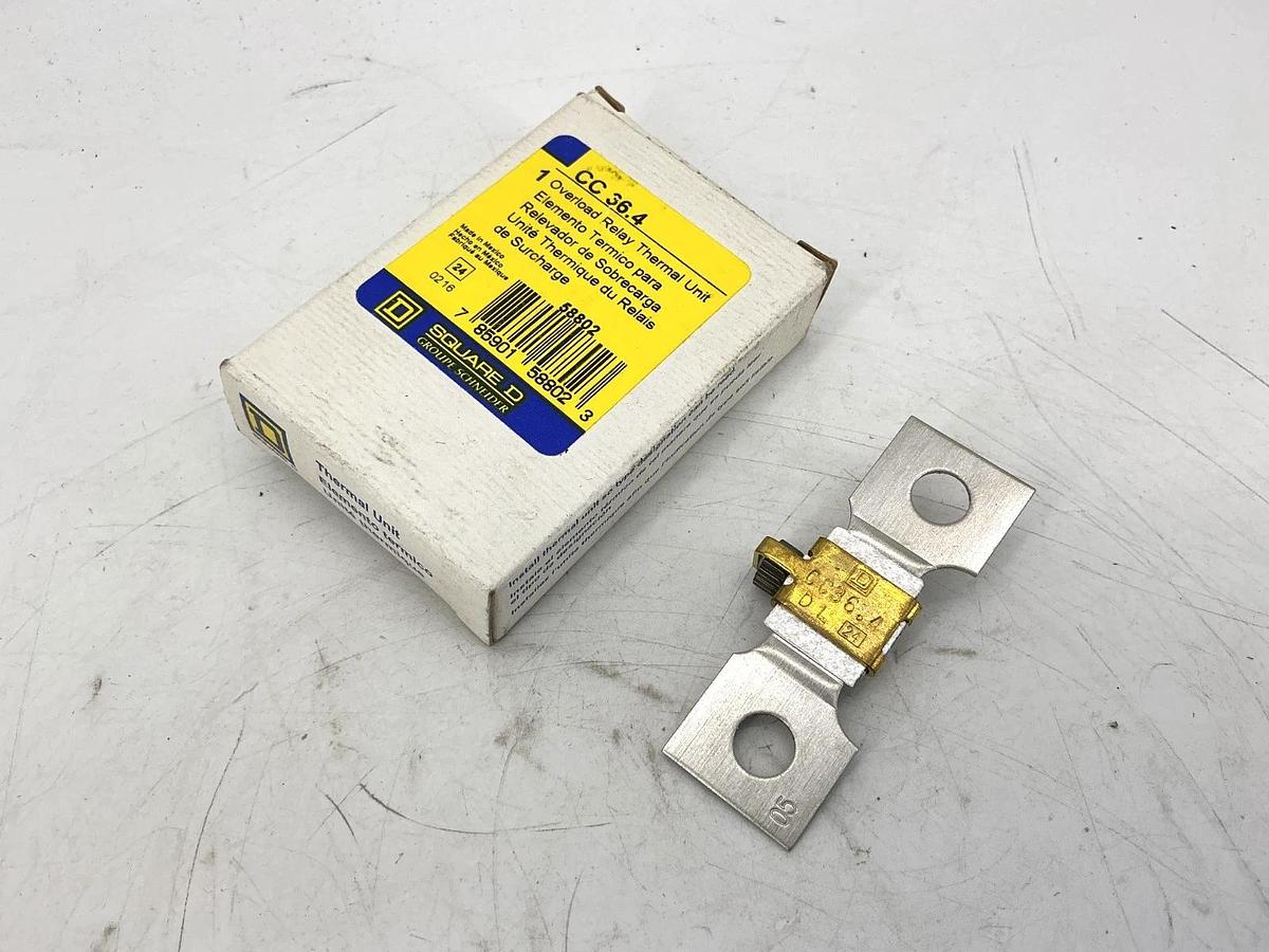 New Square D CC36.4 Overload Relay Thermal Unit 36.4 58802