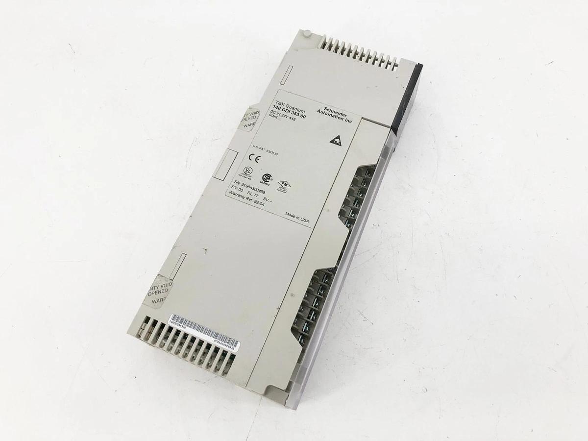 Used Schneider 140 DDI 353 00 TSX Quantum Discrete Input Module DC IN 24V 4X8