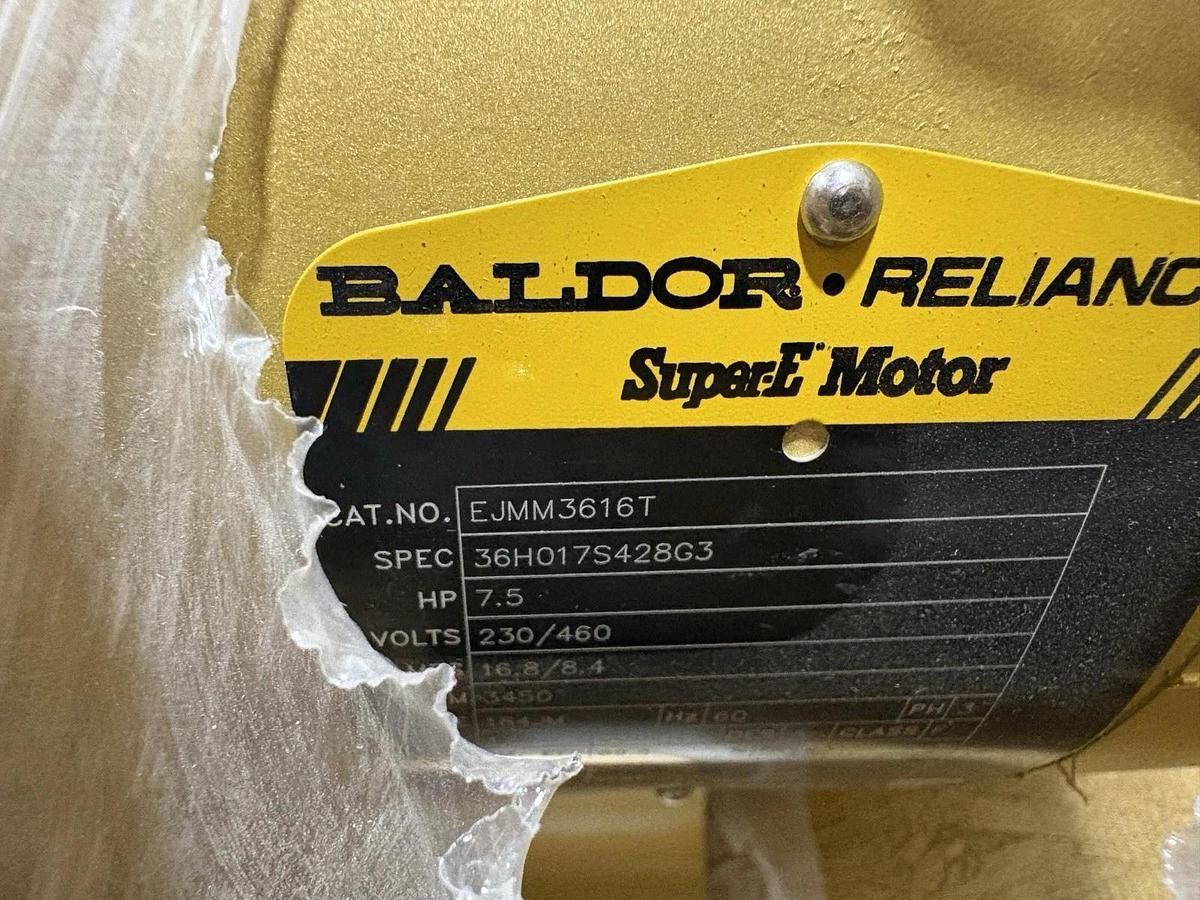 New Baldor EJMM3616T 7.5HP TEFC Electric Motor 230/460V 3450RPM 184JM Frame