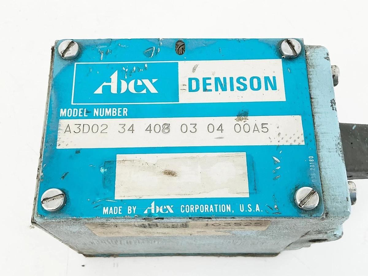 New Denison A3D02-34-408-03-04-00A5 Directional Control Valve