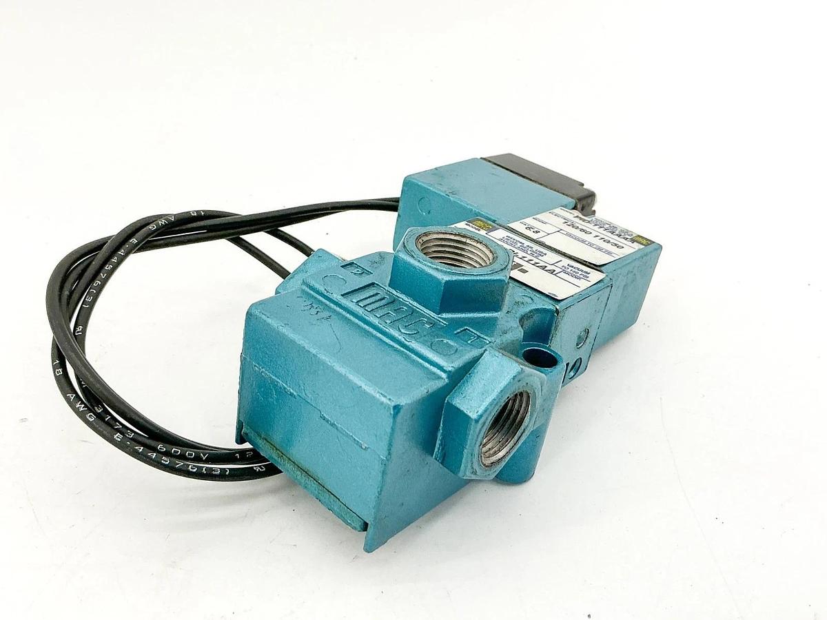 New Mac Valves 55B-12-PI-111AA Solenoid Valve 150PSI 110/120V 6.8W - No Box