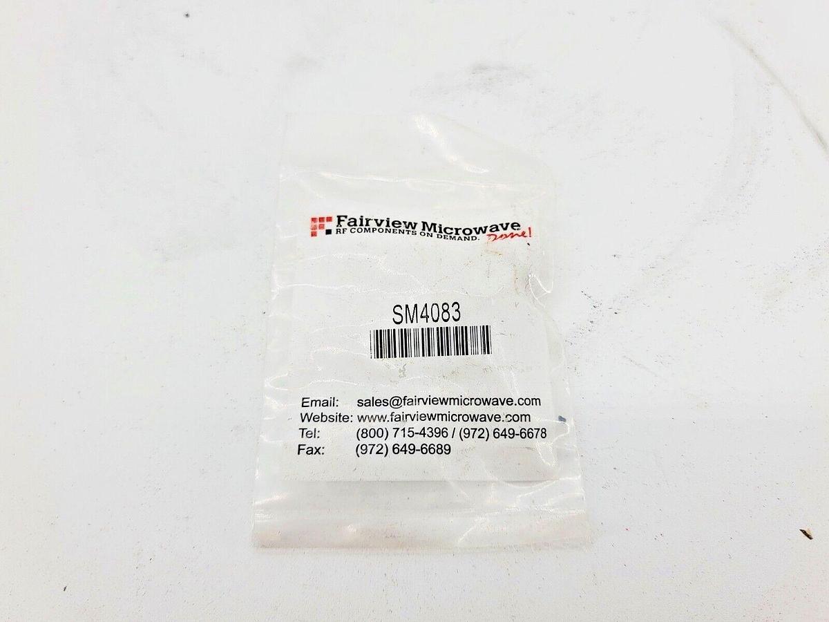Used New Fairview Microwave SM4083 TNC to TNC Adapter Female to Female 1.25 VSWR