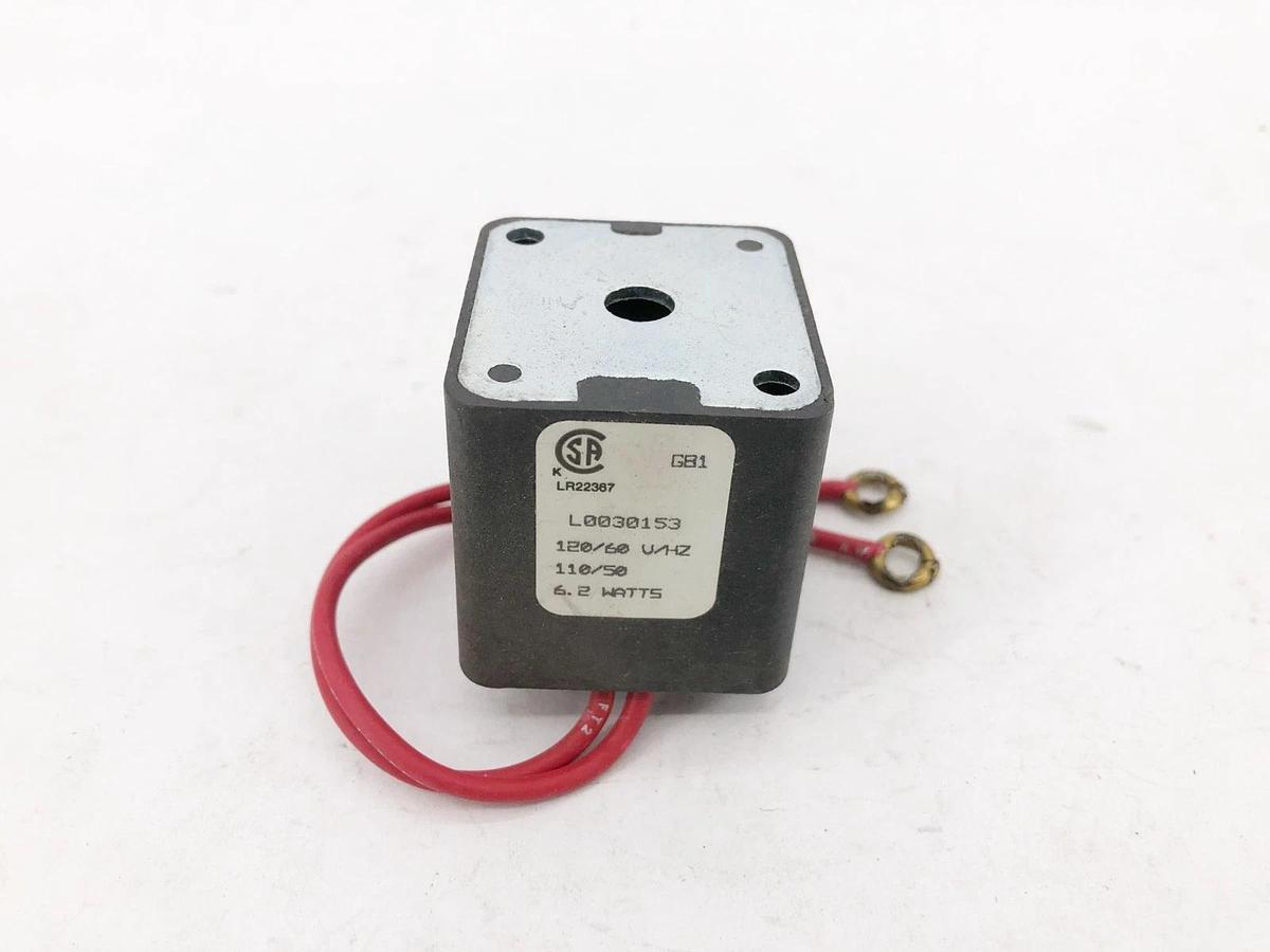New Parker L0030153 Solenoid Coil 120/60 110/50 6.2W - No Box