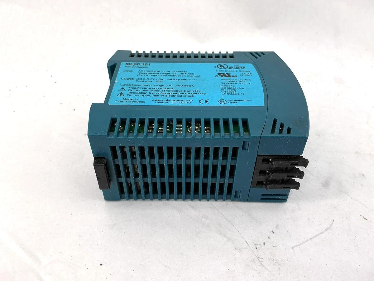 Used PULS ML50.101 Power Supply 25W IN 5-5.5VDC OUT 0.5A 100-240VAC
