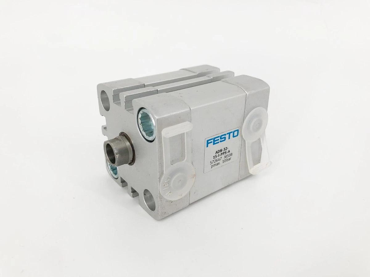 New Festo ADN-32-15-I-PPS-A Compact Cylinder 10 Bar 572647 - No Box