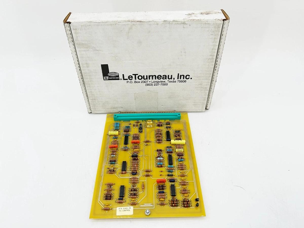 New LeTourneau 414-5366-05 FC Control Card 414-5386-00
