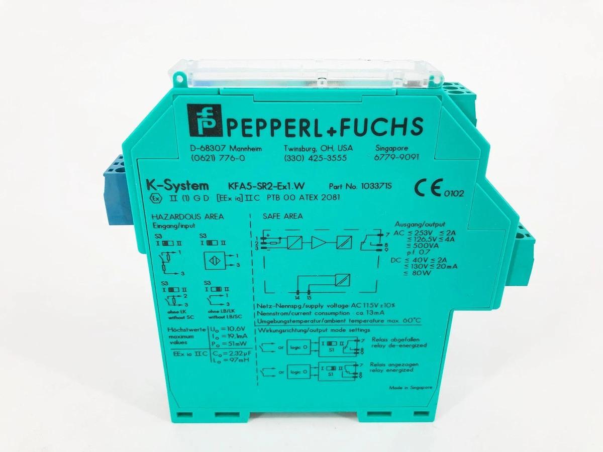 New Pepperl+Fuchs KFA5-SR2-Ex1.W Safety Barrier 103371S - No Box