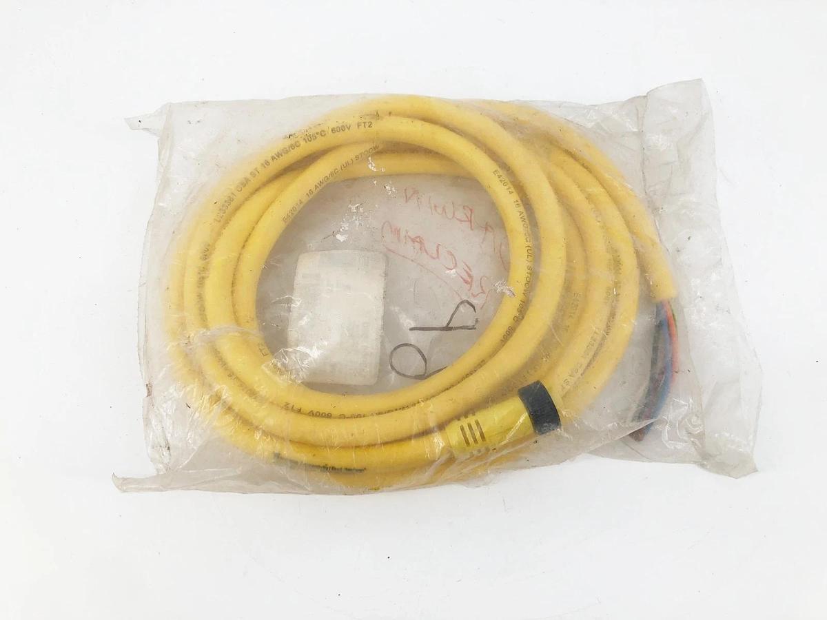 New Brad Connectivity 1300061590 Cordset 6P Female Straight 12FT 16/6 AWG 41603
