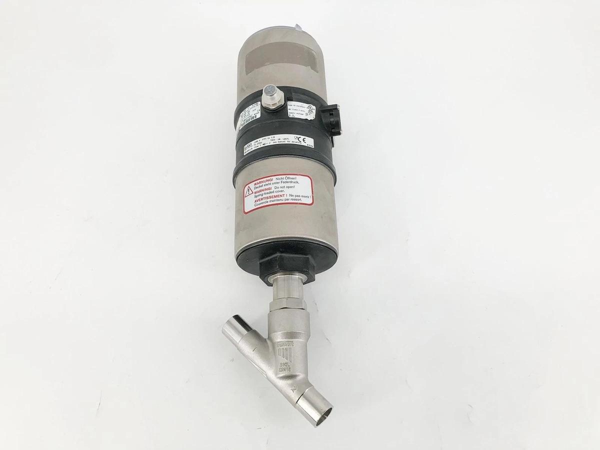 New Burkert 2100A-PTFE-Kv5,0 Valve w/ 8691-E3-..-0PU02 Pilot 00188126 00227262