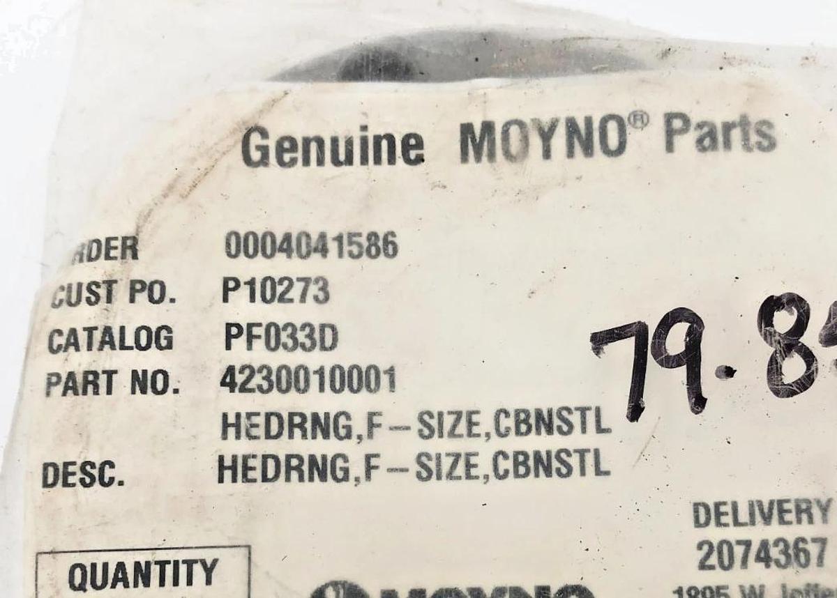 New Moyno PF033D Head Ring 4230010001 HEDRNG F-SIZE CBNSTL - No Box