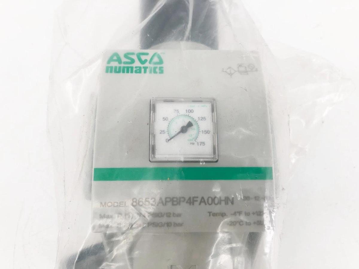 New Asco Numatics 8653APBP4FA00HN Particulate Filter 5 Micron 1/2" NPTF 174psig