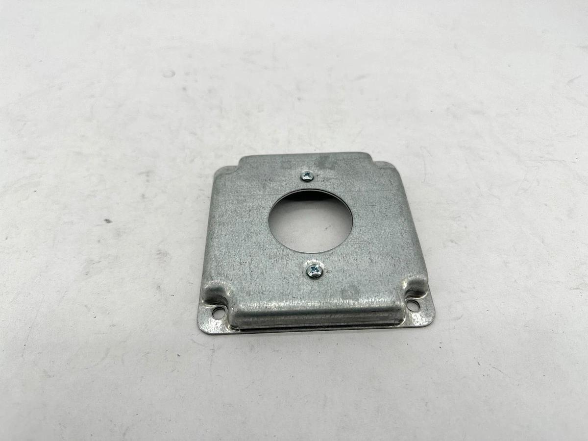 Lot of 5 New Steel City RS 11 Raised Steel Cover Square 4" Raised 1/2" - No Box