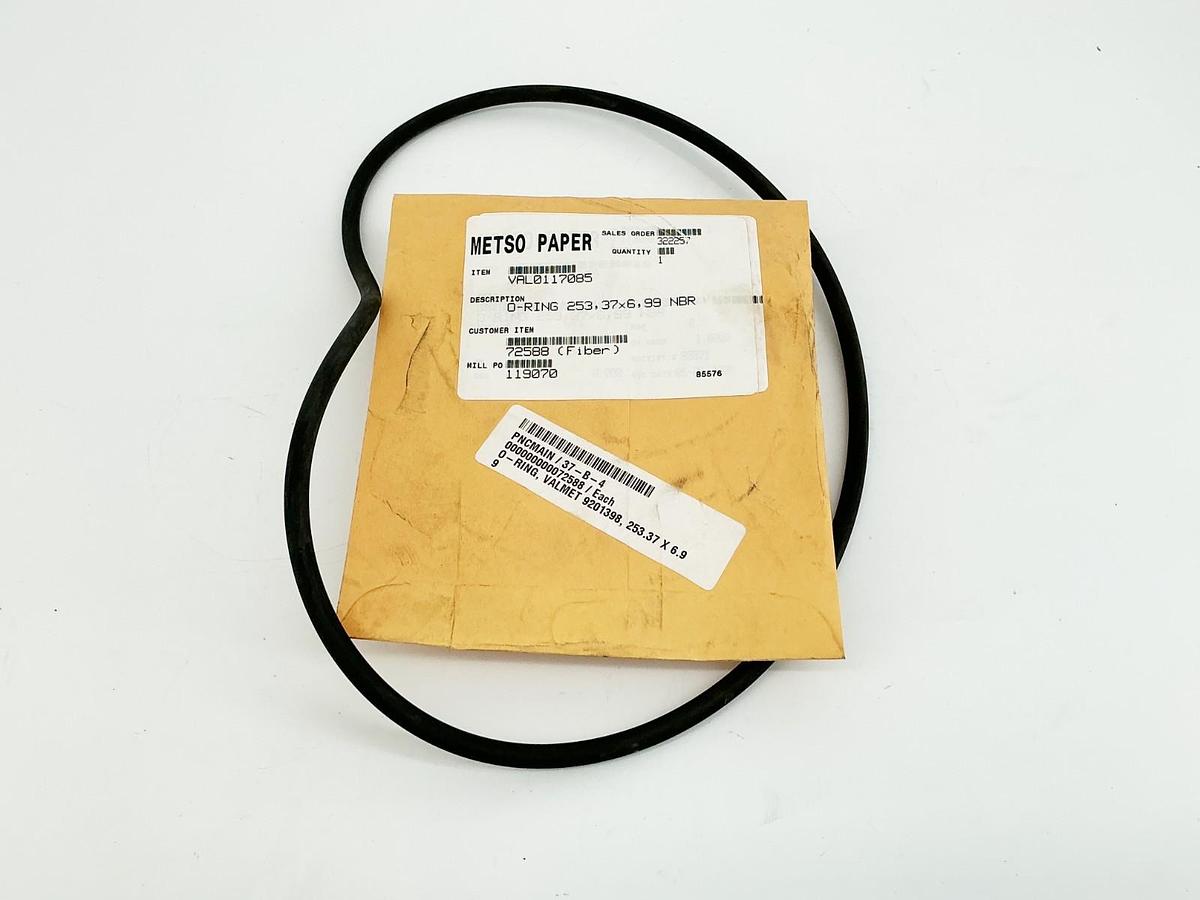 New Metso Paper VAL0117085 VAL0117085 O-Ring 263.37X6.99 NBR